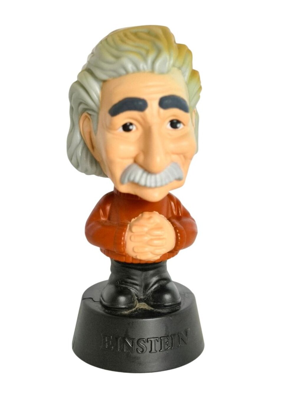 Albert Einstein Bobblehead Night at the Museum Two Tone Hair 2009 McDonalds